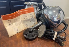 Sunbeam Coffeemaster C30-C Chrome Electric Coffee Maker Percolater-Tested...