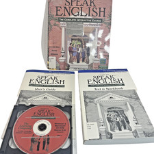 Learn to Speak English Complete Interactive Course CD-ROM Windows Mac v6.02