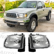 Headlights For 2001 2002 2003 2004 Toyota Tacoma Left&Right Headlamps Pair