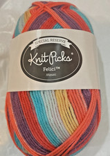 Knit Picks Felici Fingering Weight Yarn, 3 colors, Merino Wool/nylon blend