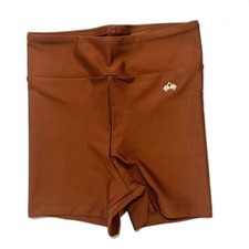 Mariia Crown dance shorts briefs chocolate brown CM NWT