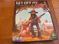 GET OFF MY LAND! BOARD GAME COMPLETE FIRST FISH GAMES OSCAR SMITH KWOK