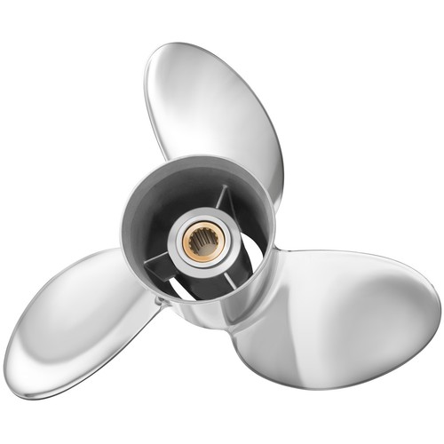 15 x 15 Stainless Steel Outboard Propeller Fit Yamaha 150-250HP 15 Spline RH - Picture 7 of 7