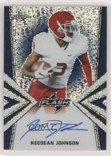 2019 Leaf Flash Blue 19/50 Keesean Johnson #BA-KSJ Auto 0c6