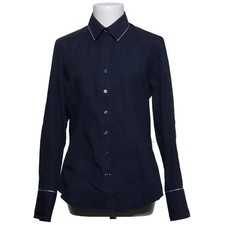 Vincenzo Boretti, Hemd, Größe: 40, Blau, Baumwolle, Einfarbig, Damen #efG