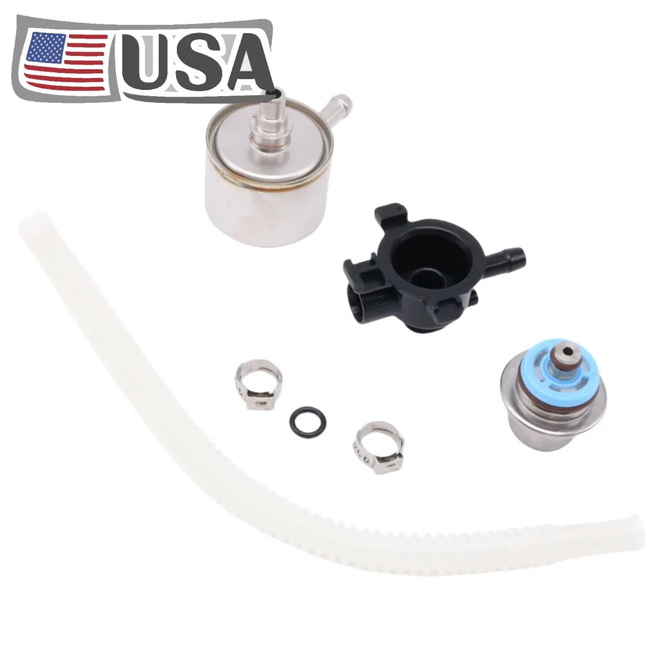Regulador de presión de combustible para modelos Harley Davidson 01-07 con carcasa + filtro de combustible Foto 3 de 4