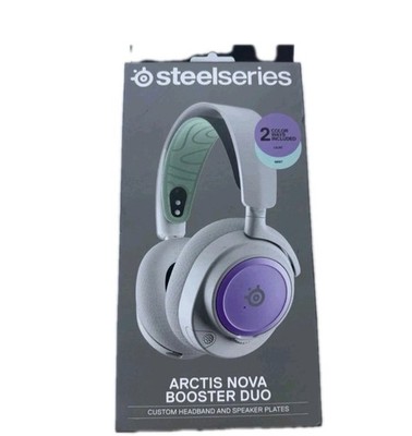 SteelSeries Exclusive Arctis Nova Booster Duo - Lilac/ Mint Colors, NEW