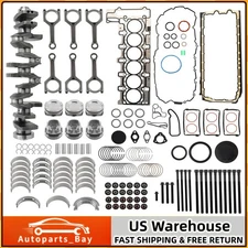 N55 3.0L Engine Overhaul Rebuild Kit w/ Crankshaft & ConRod & Timing Set For BMW