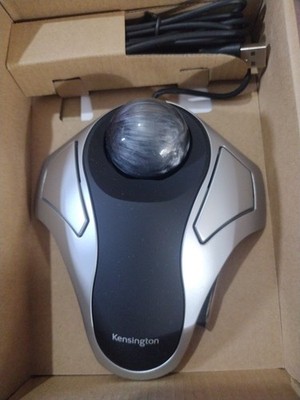 Kensington K64327 Orbit Optical Trackball Mouse USB 2.0 - Black/Silver 