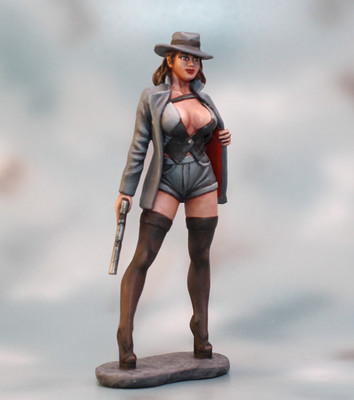  GangstaGirl Painted Collection Miniature 3D Figurine 80 mm 1/22  