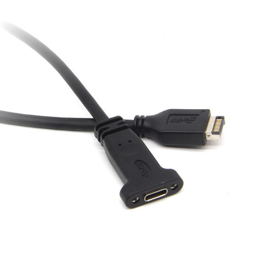 USB 3.1 Front Panel Header Female Expansion Cable Computer Connector - 第 6/7 張圖片