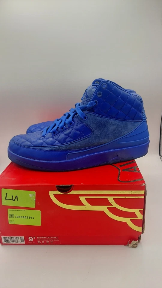 Talla 9.5 - Just Don x Air Jordan 2 Retro Varsity Royal Foto 2 de 4