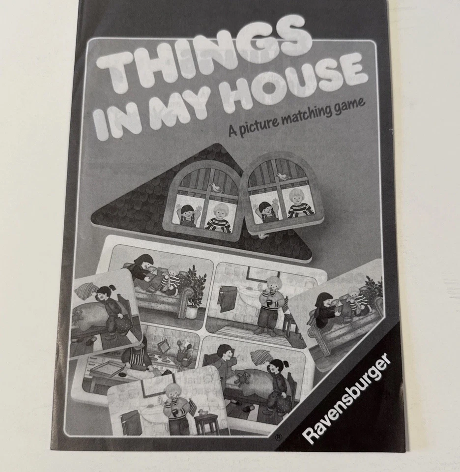 Vintage "Things In My House" Game by Ravensburger - 1993 Ed - Complete! Ages 3+ - Image 3 of 4
