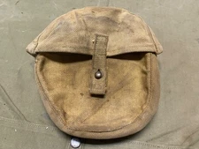 ORIGINAL WWII WWI BRITISH CANADIAN LEWIS GUN MAGAZINE AMMO CARRY POUCH