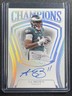 A.J. BROWN 2025 PANINI FLAWLESS #15 CHAMPIONS AUTO SILVER 7/20 EAGLES