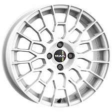 CERCHIO IN LEGA PER FORD FIESTA 7,0J17" 4X108 42 63,40 MAK APX GLOSS WHITE