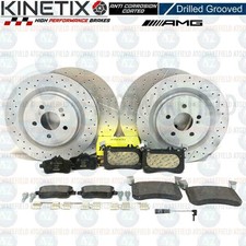 Für Mercedes Benz A45 CLA45 GLA45 AMG Vorne Ha Bremsscheiben Bremsbeläge &