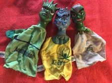 LOT OF 3 STINGRAY PUPPETS 1966 AQUAPHIBIAN X2-ZERO TITAN LAKESIDE TOYS JAPAN