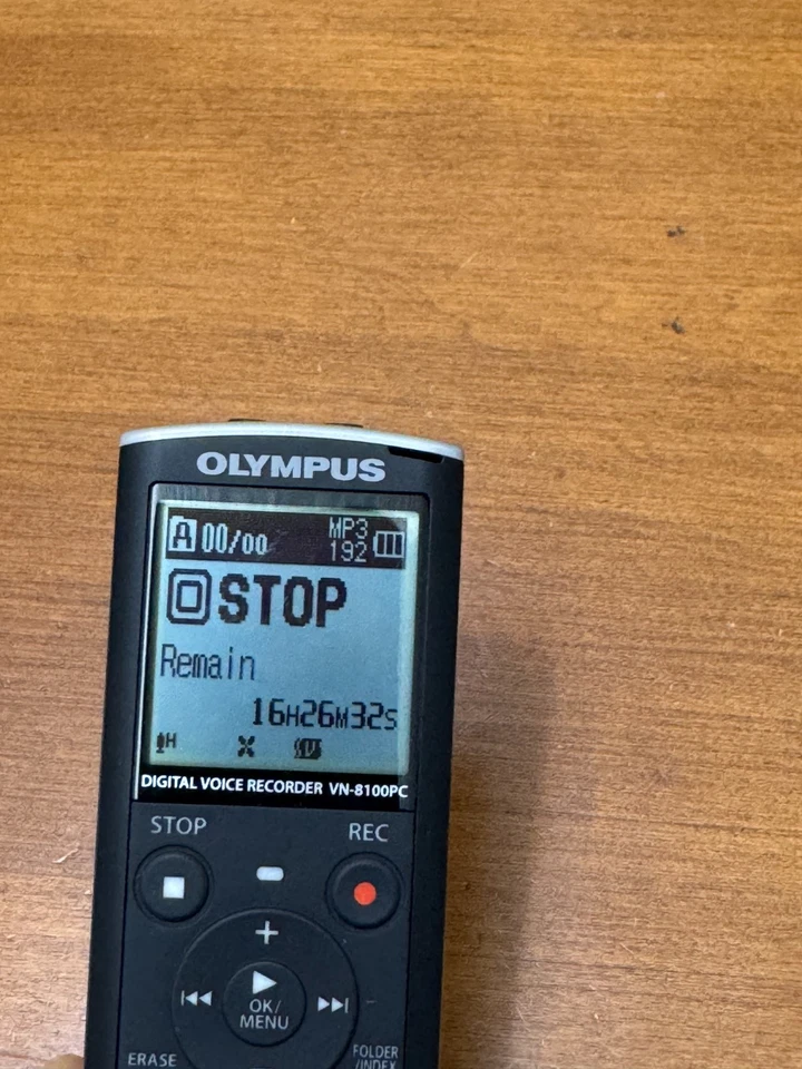 Grabadora de voz digital portátil Olympus VN-8100PC - probada y funcionando Foto 4 de 4