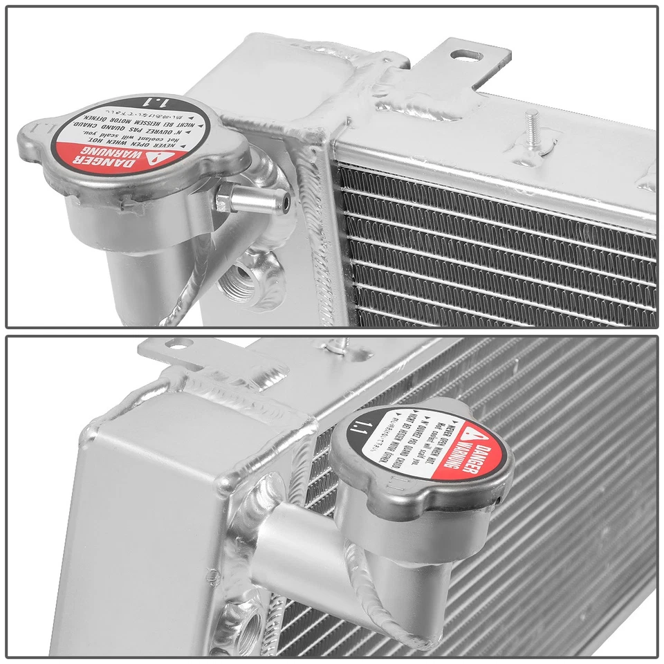 ДЛЯ 91-00 JEEP CHEROKEE COMANCHE 2,5 Л 4,0 Л 3-РЯДНЫЙ АЛЮМИНИЕВЫЙ СЕРДЕЧНИК ГОНОЧНЫЙ РАДИАТОР - Изображение 3 из 4