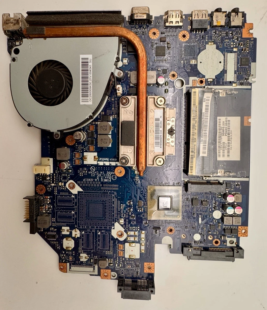 Carte Mère Packard Bell Minos GP - Pour Pièces Détachées (non Fonctionnelle)
