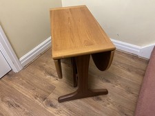 Nathan 5694 Teak Drop Leaf Mini Gate Leg Occasional Coffee Table