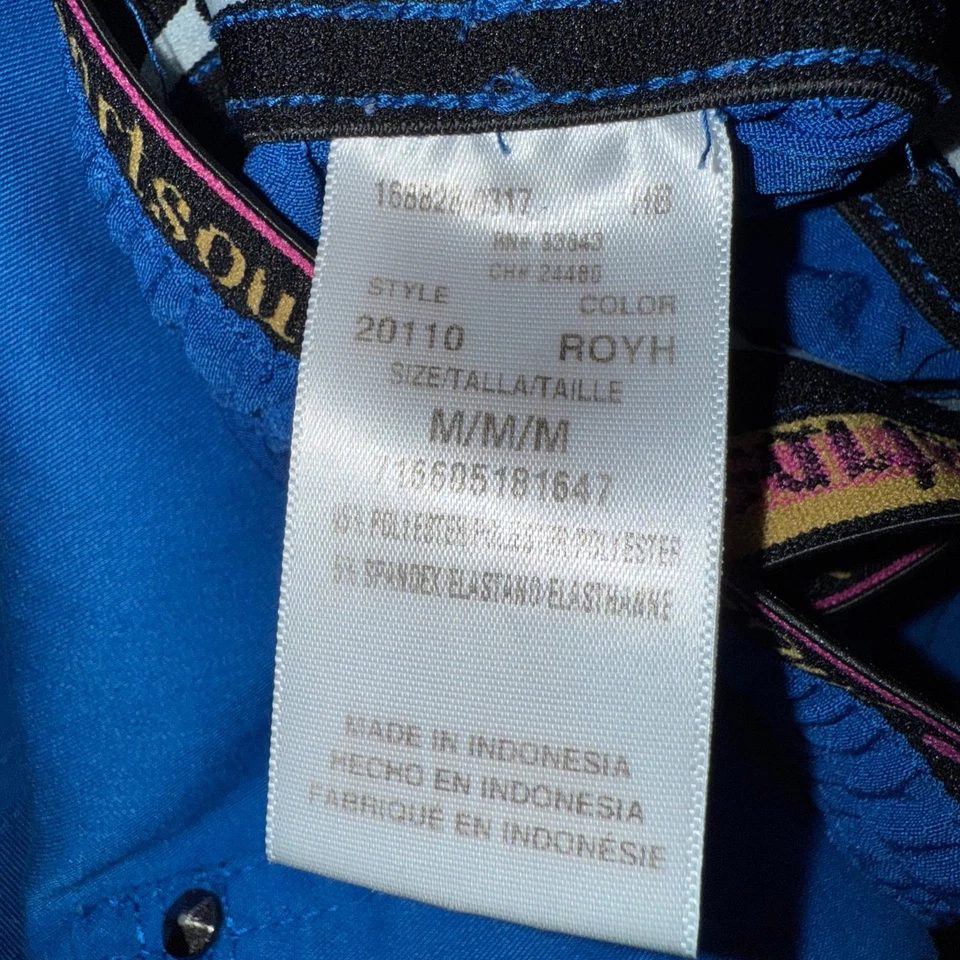 HeartSoul Break On Through Royal Blue Scrub Pants Wide Leg Nurse Medical Set - Image 4 of 4