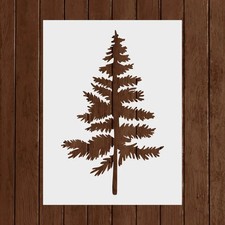 Pine Tree Stencil - Reusable Pine Tree Stencil DIY Craft Stencil, Large Pine Tr
