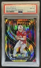 2024 Panini Select Drake Maye Premier RC Red and Yellow Prizm Shock #113 PSA 8