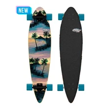 ■Free shipping■10% OFF■OBfive HAPPY HOUR LONGBOARDS 38' Surf Skateboard