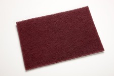 3M 05303 Scotch-Brite Hand Pad 7447, 155 mm x 225 mm, A VFN Maroon 20er Pack