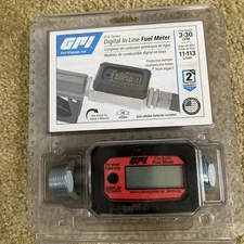 GPI 01A31GM Aluminum Turbine Fuel Flowmeter #B2 #3372 