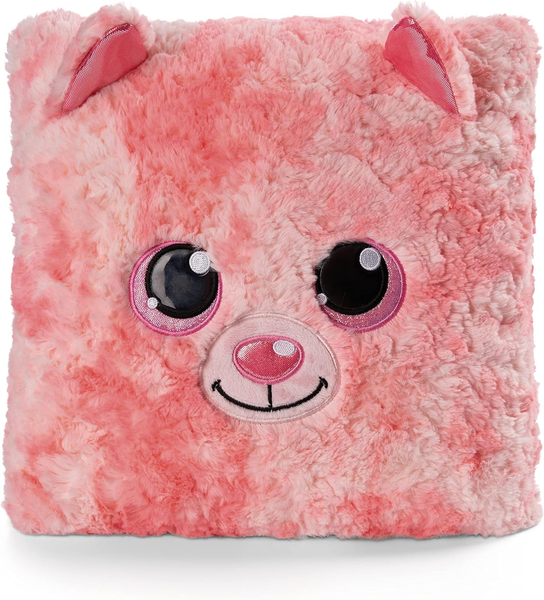 Kissen Glubschis Katze Dreamie 30X30Cm Pink FigüRlich - Flauschiges Kuscheltierk-image