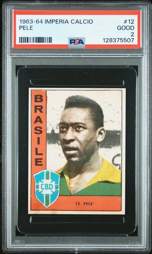 1963 IMPERIA CALCIO 63-64 #12 PELE PSA 2