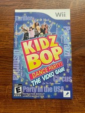 Kidz Bop Dance Party Kids Nintendo Wii Instruction Manual Only