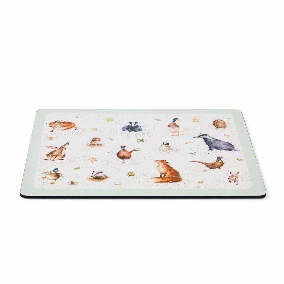 Wrendale Designs Large Placemats, Set of 4 - Durable Cork-Backed Board Table ... - Image 4 of 4