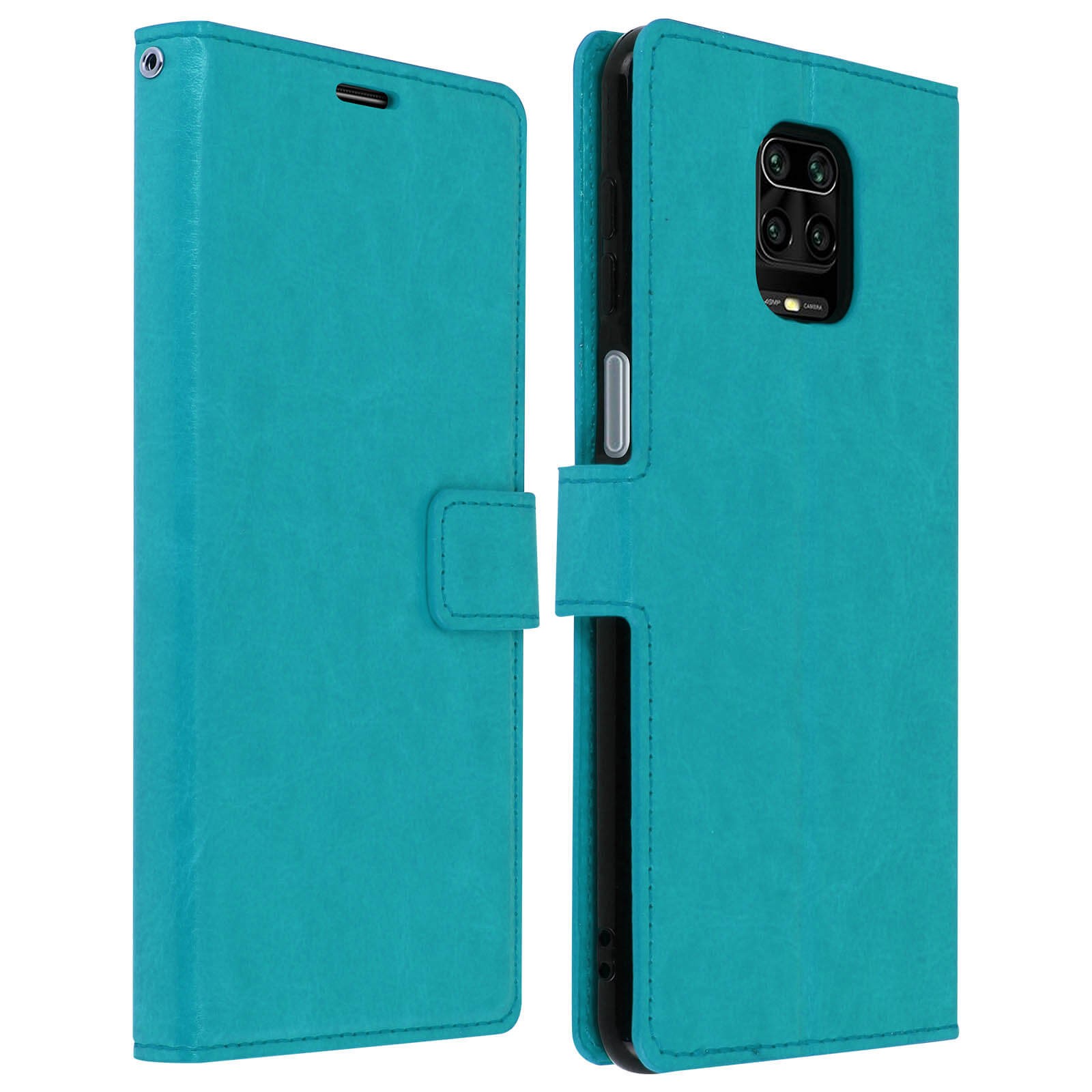 Étui Clapet Anti Rayure Bleu pour Protéger l'Écran du Redmi Note 9S
