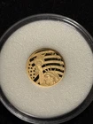 2017 Cook Islands 1/10 oz .24 Gold $5 Proof Coin Statue of Liberty 24% Purity