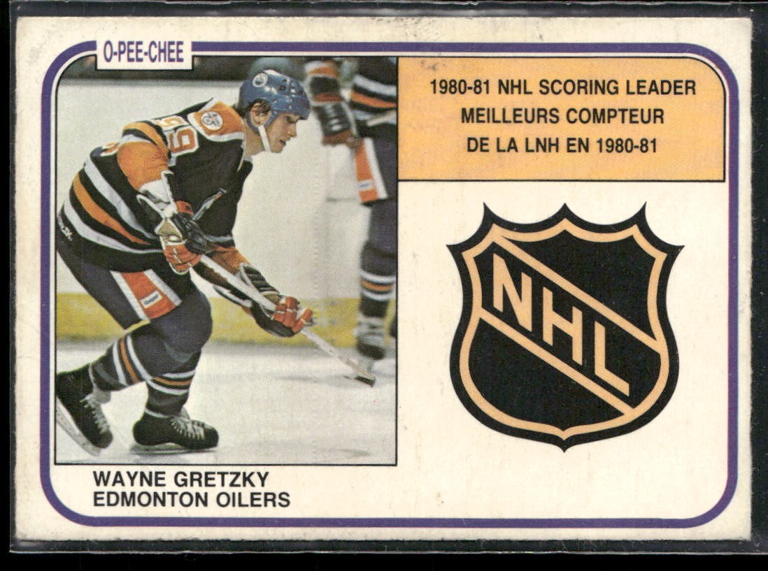 1981-82 O-Pee-Chee Wayne Gretzky #384 Edmonton Oilers