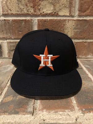 New Era 7 3/8 Houston Astros Old H Fitted Cap 59Fifty Diamond