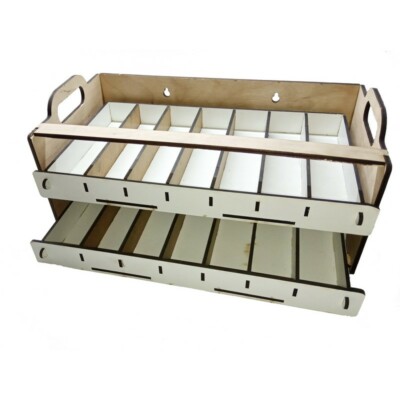 Module with Drawers, wide, Laser Model Graving storing system, shelf LMG WO-1201