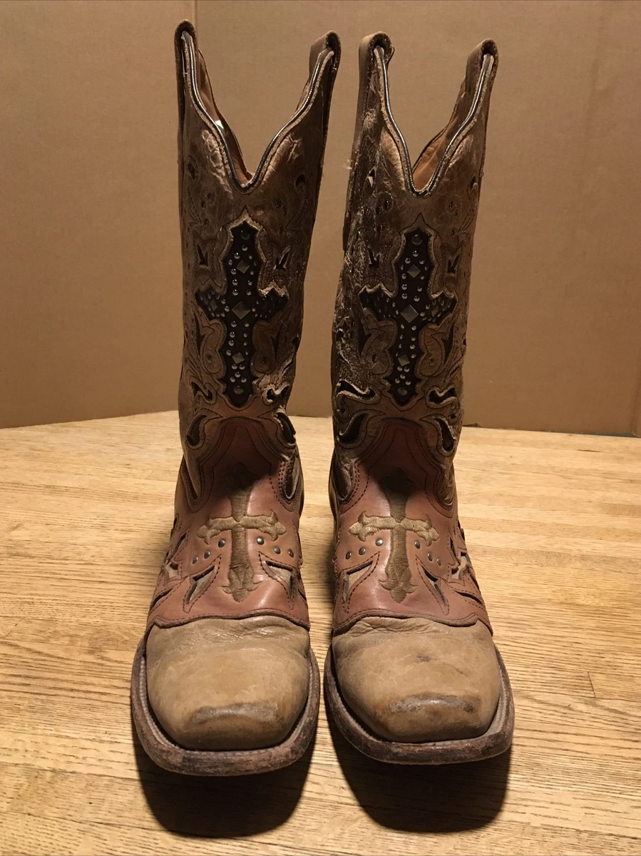 Corral metallic store cowboy boot
