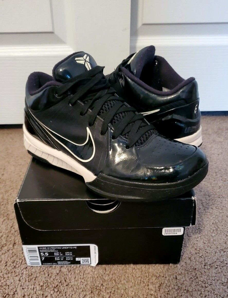 USED Nike Zoom Kobe 4 Protro x Undefeated Black Mamba CQ3869 USED Nike Zoom Kobe 4 Protro x Undefeated Black Mamba CQ3869