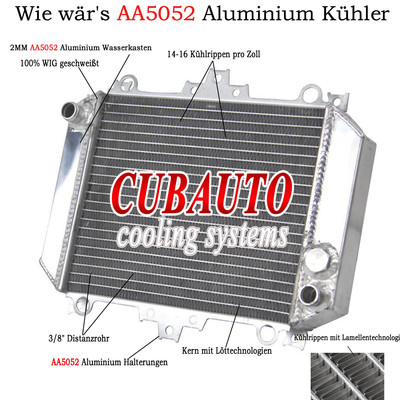 Aluminium Rennsport Kühler Für Kawasaki GPZ500S GPZ500 Ninja 500R 1994-2004 1995