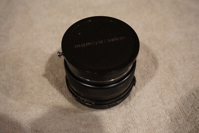 AUTO MAMIYA/SECOR LENS MADE IN JAPAN 1:2 f=50mm w/CAPS & FILTER | eBay