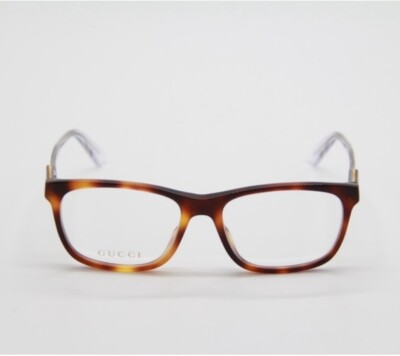 NEW GG0490O 003 UNISEX EYEGLASSES GUCCI GG04900 HAVANA CLEAR  display picture 3
