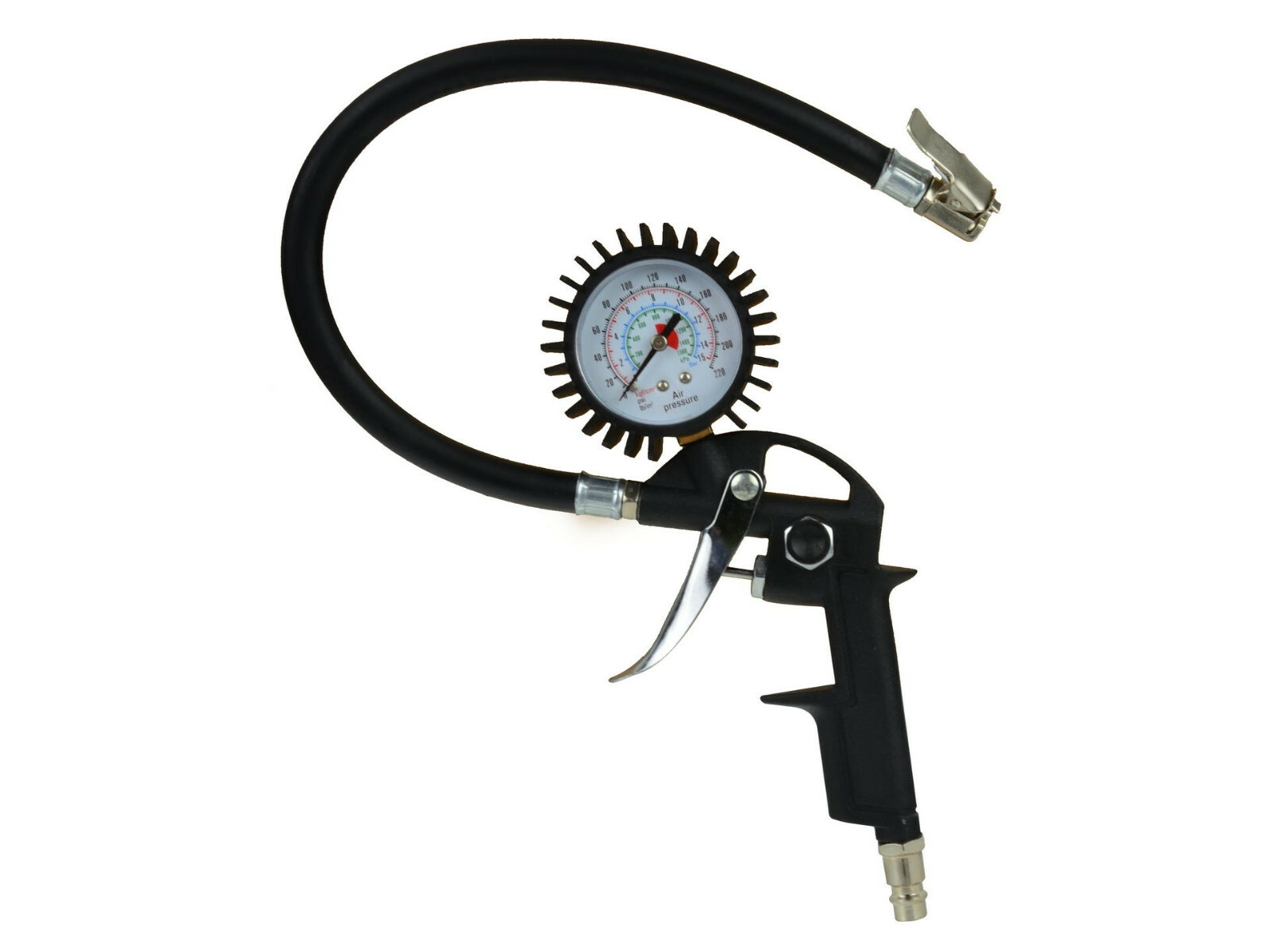 Reifenfüller Reifendruckpistole Druckluftpistole mit Manometer für