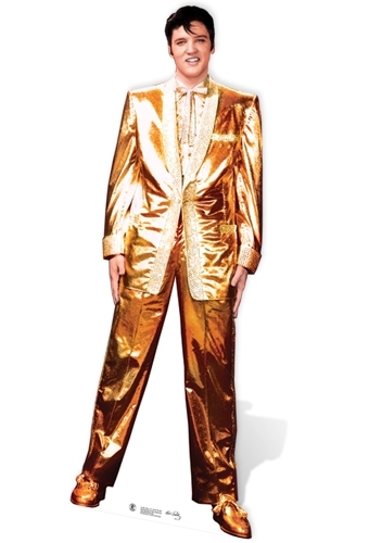Elvis Presley The King Gold Lame Suit Cardboard Cutout-182cm Tall-At your party