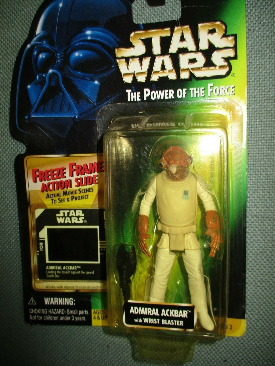 Star Wars Power Of The Force Freeze Frame Admiral Ackbar - Action Figure Hasbro (Import Giappone), Versione USA