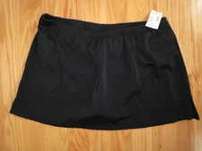 18W FASHION BAG Separates Swimwear Bottoms Skirt Black Skirted $38 new/tag
